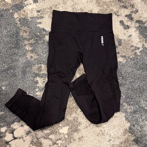 Women’s Gymshark Black Textured Leggings